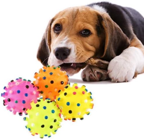 DatConshop Pet Dog Puppy Cat Animal Animay Toy Gumber kugla s zvukom Squeaker Chewing Ball