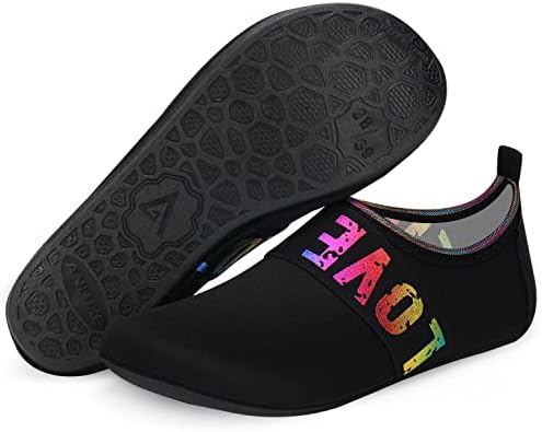 Anluke vodene cipele bosonogi aqua joga čarape Brzo suhih cipela za surfanje na plaži za muškarce muškaraca