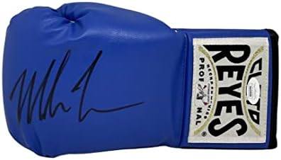 Lijeva plava rukavica Cleto Reiesa s autogramom Mikea Taisona & hologram Mikea Taisona - boksačke rukavice s autogramom Mikea