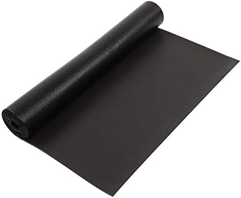 2.5'x6 'PVC prostirka za trčanje 5 mm debeli crni kamen uzorak