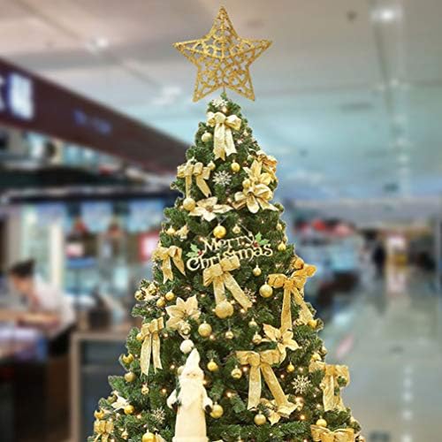 KESYOO UREDE ZA HOME 2PCS božićno drvce Topper Star Tree Topper Iron Art blistavi božićno drvce pjenušava zvijezda blagdanski