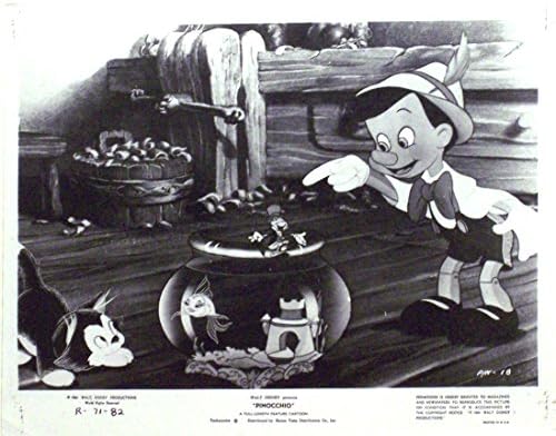 Promotivna kartica predvorja Pinocchio i dalje-Pinocchio Volta Disneia i Gimini Cricket