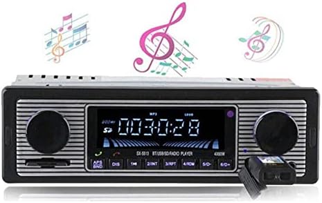 Bluetooth Car Radio Vintage Dual Knob MP3 Player FM USB AUX Classic pribor retro primanje zvučnika audio automobila stereo