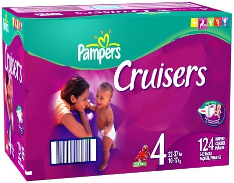 Pampers Cruisers, veličina 4, 124-brojevi