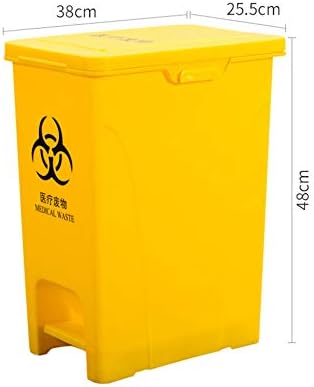 Uvlačiva kanta za smeće, pravokutnik s poklopcem za klasifikaciju smeća kanta za medicinski otpad pogodna za bolnice izdržljiva