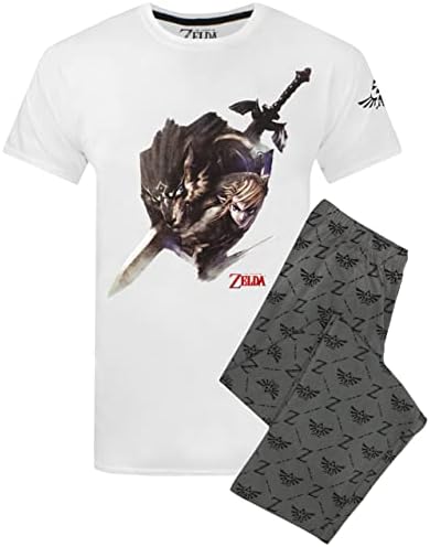 Legenda o Zelda pidžama muške nintendo majice i dnevne hlače set