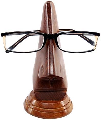 Aferi Spectact Stand, okrugli držač za naočale za nos u obliku osnovnog baze - dodatak za radnu površinu W -40196