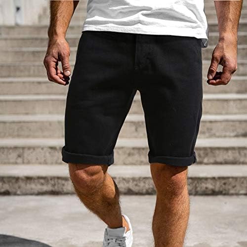 YMOSRH muške kratke hlače Summer Casual Fitness Bodybuilding Solid džepovi Sportske kratke hlače hlače muškarci