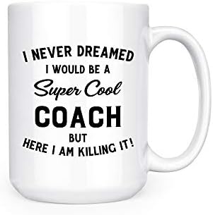 Nikad nisam sanjao da bih bio cool nogometni trener - dvostrana kava šalica s dvostranim kavom
