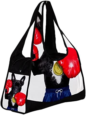 Boxing Glovers Dog Travel Duffel Bag Sportska torba za teretanu vikend preko noći torba za žene muškarce