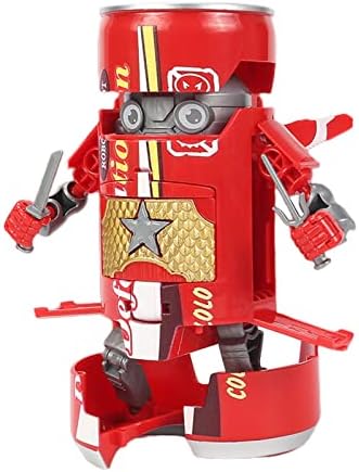 Model Igračke za djecu robot ratnik Igračka model limenke Coca-Cole dizajn crvena