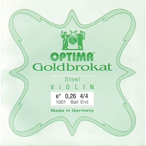 Lenzner Goldbrokat 4/4 violina E String - čelik - 26 mjerač - kuglični kraj