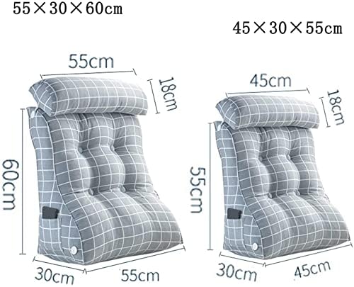CXSMKP jastuk za čitanje, krevet jastuk za jastuk jastuk TV jastuk s podesivim jastukom za vrat, naslon za podršku za leđa