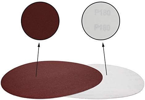 9-inčni brusni disk 180-inčni aluminijski oksid samoljepljivi brusni papir okruglog oblika bez rupa za slučajnu orbitalnu