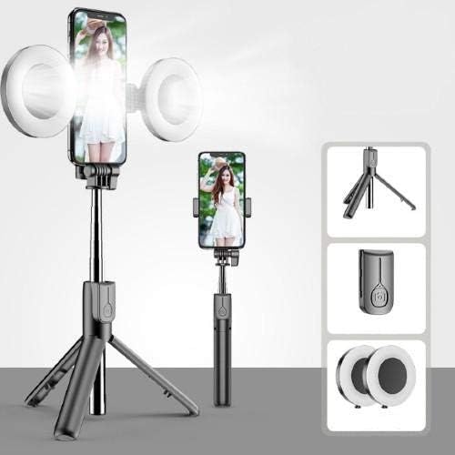 Stanite i montirajte za LG V30+ - Ringlight SelfiePod, Selfie Stick ispruženi ruku s prstenom za LG V30+ - Jet Black