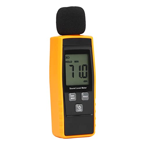 Mjerenje razine buke Mjerenje, decibel mjerač digitalnog zaslona detektor buke detektor buke mjerača za kućni ured za kućni