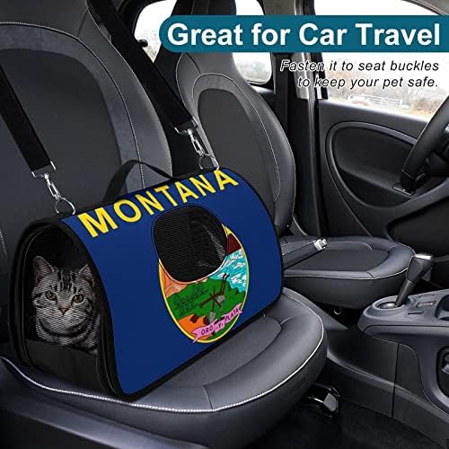Montana zastava države Kalifornija Nosiljka za kućne ljubimce štene mala torbica za nošenje torbica za putovanja na otvorenom