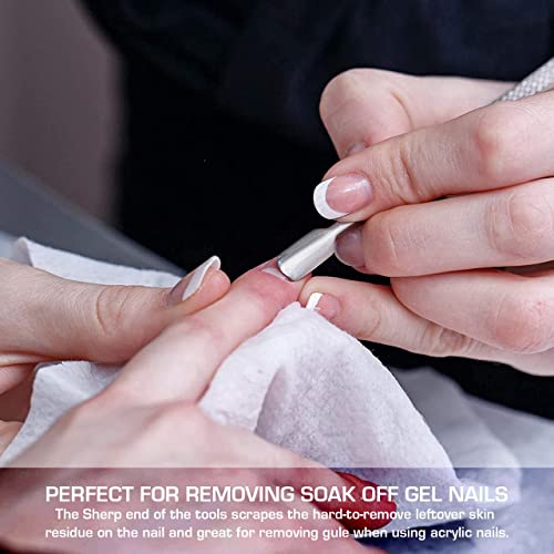 Gurač za zanoktice i žlica za čišćenje noktiju-profesionalno sredstvo za uklanjanje zanoktica od nehrđajućeg čelika-pouzdan
