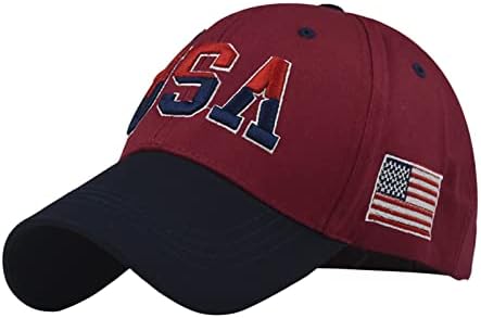 Unisex USA FLAG BASEBALL CAP Vintage Empoidery Trucker Sun Hat za muškarce žene u nevolji Snapback kamiondžija šešira