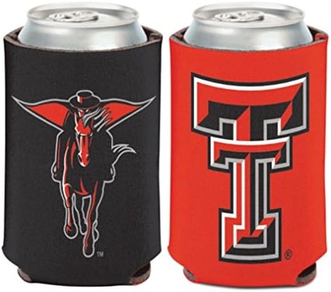 Wincraft NCAA Texas Tech University Red Raiders 1 Pack 12 Oz. Dvostrani mogu hladiti