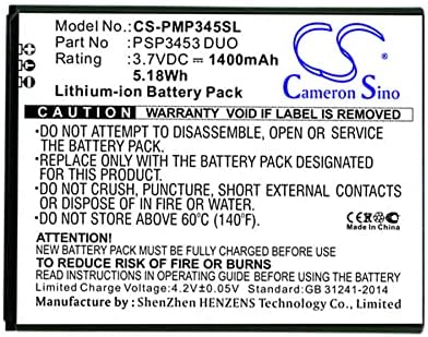 Hlily zamjena za bateriju Prestigio PSP3453 Duo PSP3453 Duo 3.7V/1400mah