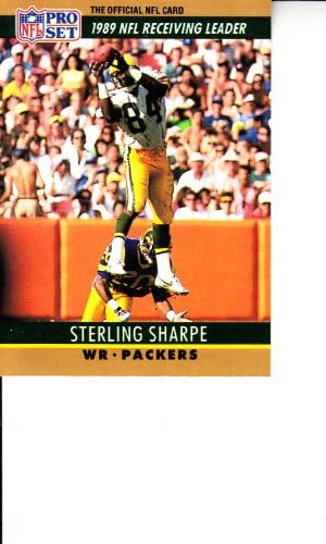 1990. Pro set 13 Sterling Sharpe LL Football Card