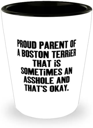 Sarkazam Pokloni psu Bostonskog terijera, ponosnom roditelju Bostonskog terijera, koji je ponekad jedinstveno blagdansko