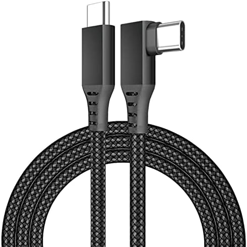 3m/10ft Tip C do tipa C kabel pravi kut 5A Super brzo punjenje USB C kabela kompatibilan s Macboo K Pro 2021 TC0