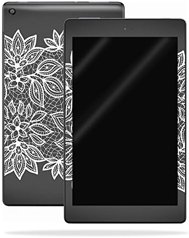 Mogryyskins koža kompatibilna s Kindle Fire HD 10 - Cvjetna čipka | Zaštitni, izdržljivi i jedinstveni poklopac omota vinilne