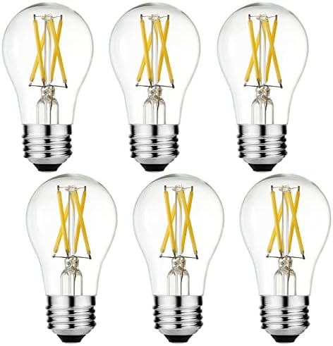 Led žarulja LiteHistory A15 snage 6 Vata, jednaka lampu E26, 60 W, нерегулируемая lampa E26 Edison, neutralna bijela, prozirna
