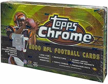 2000 Topps Chrome nogometni hobi kutija