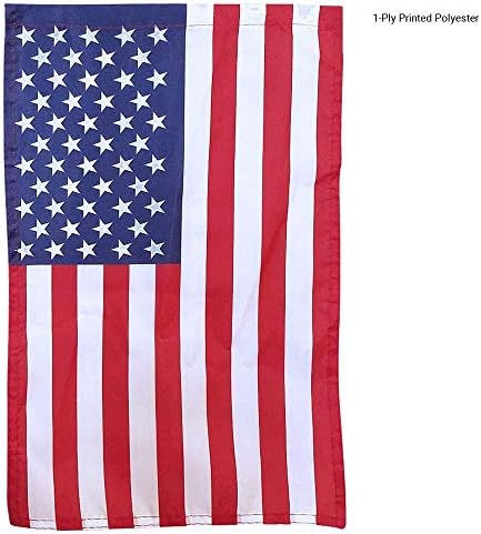 Sklizak stijena dvostrana vrtna zastava i američki stalak za zastavu set seta stuba