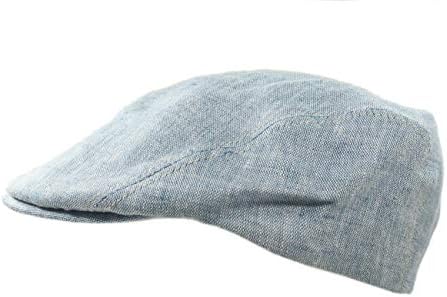 Irski laneni šešir za novinare, pripijena ravna kapa za muškarce, lagana, Ivie, Skalli, Gatsbee, taksist, uvezena iz Irske