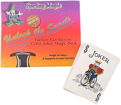 Tedova tvornica Sterling Magic Cut Bicycle Color Joker Trick Deck