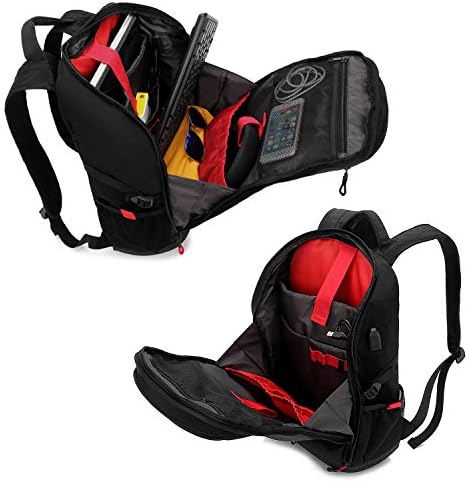 KingsLong tvrda školjka 17 inčni ruksak laptop za muškarce s USB priključkom za fakultetski motocikl vanjski vodootporni