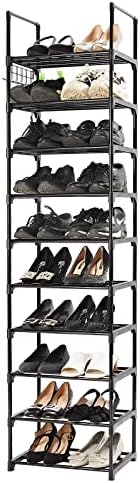 Mavivegue stalak za cipele, 10 razina nosača cipela za cipele 5 slojeva za obuću za ulaz za ormar