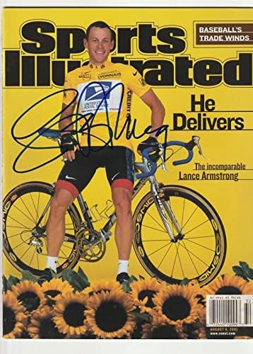 Lance Armstrong potpisao je ugovor s 8/6/01 ou / ou-sportski časopisi s autogramima