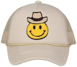 Smiley Face Trucker Hat, kauboja kapica za dojenčad do mališana
