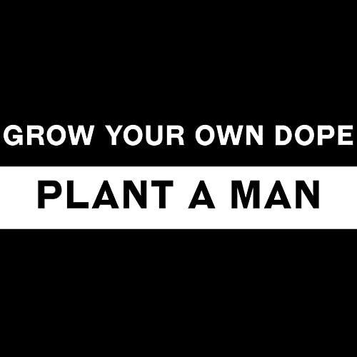 Smiješno uzgoj vlastite biljke za drogu Man 8 naljepnica za vinilne naljepnice