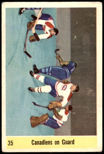 1958. Parkhurst 35 u akciji Jacques Plante Montreal Canadiens Dobri Kanadiens