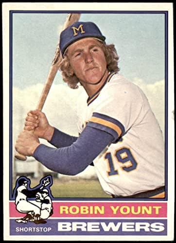 1976. Topps 316 Robin Yount Milwaukee Brewers VG/EX Brewers