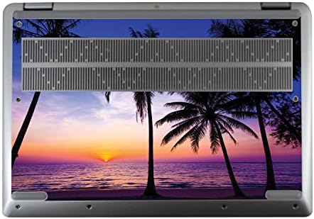 Mogryyskins Koža kompatibilna s Lenovo Ideapad Flex 5 14 Komplet za puni omot - Palm Sunrise | Zaštitni, izdržljivi i jedinstveni