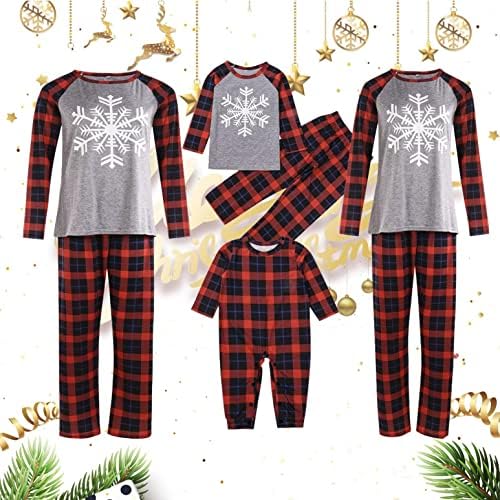 XBKPLO odgovarajući obiteljski pidžama božićni setovi, božićni PJ-ovi za obiteljske pidžame žene xx-velike