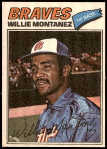 1977. Topps 29 Willie Montanez Atlanta Braves Ex/Mt Braves