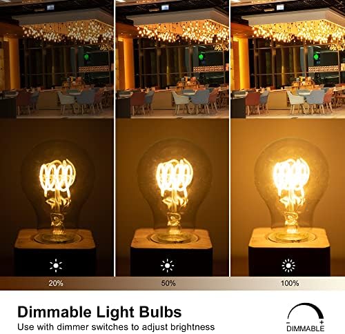 Patentirana Edison led žarulja 96 kom, prigušiva LED žarulja 919, topla bijela boja 2200k, baza od 226, 4 vata, 320lm, jantarno