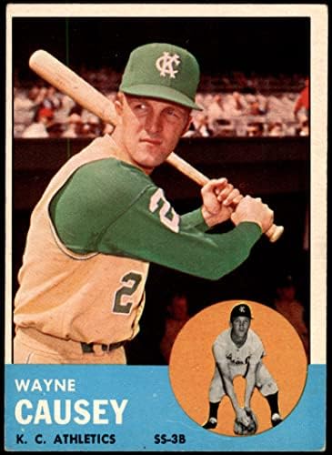 1963. Topps Baseball 539 Wayne Causey Visoki broj izvrstan od Mickeys kartice