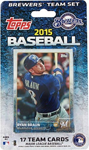 Tvornica Topps 2015 Milwaukee Brewers zapečaćena je specijalno izdanje 17. tima s kartonom s Ryanom Braun Plus