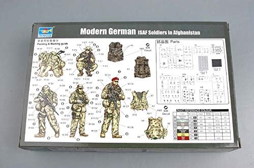 Trubter moderni njemački ISAF NATO vojnici u Afganistanu set, skala 1/35, 5-pack