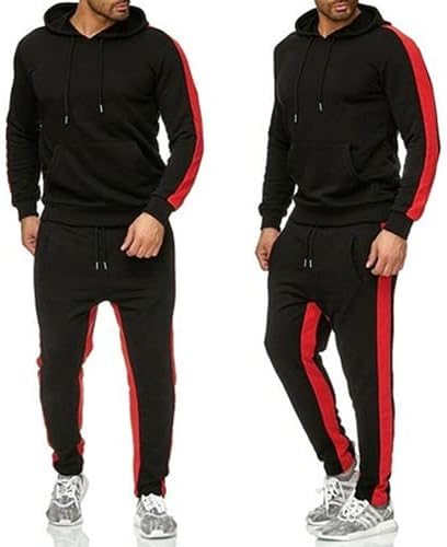Muška tracksuit dvodijelne trenirske hlače Hoodie Sportska odjeća Casual Sweatsuit Piece Set Fashion Activewear
