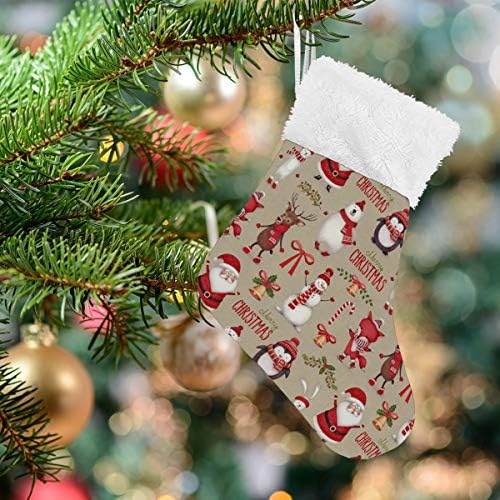 Alaza božićne čarape Božićne životinje zima ccelebrate klasični personalizirani mali čarapa ukrasi za obiteljski blagdanski